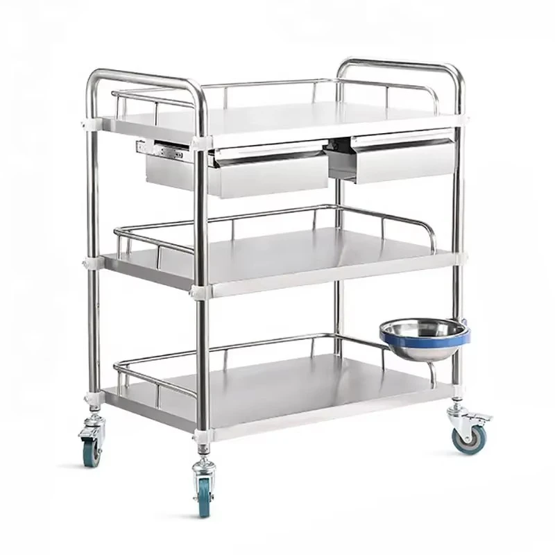 Stainless Steel Hospital Trolley high quality